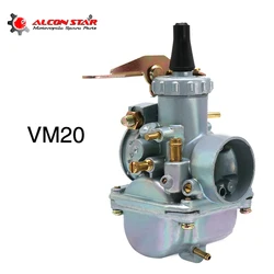 Alconstar- VM20 20mm Motorcycle MIKUNI Series VM Carburetor Carb VM20 Round Slide ATV Motorcycle Go Kart Carb for Yamaha