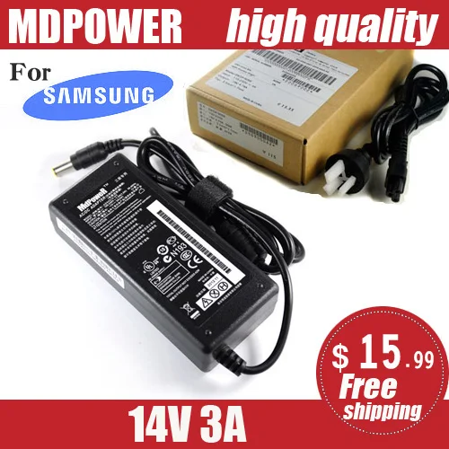 

14V 3A For Samsung monitor AC Adapter Charger Power Supply AD-2014B PS30W-14J1 S24E390HL S22E360H S22A100N S19A100N S22A200B