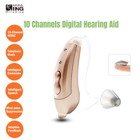 Digital Hearing Aids Audifonos 10-Channel BTE Portable Wireless Noise Reduction for Elderly/Deafness Sound Amplifiers