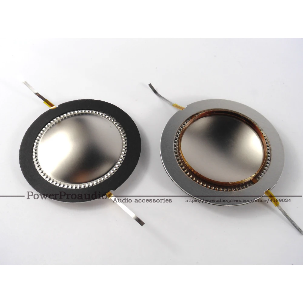 스피커 다이어프램 혼 드라이버 수리 키트, 알루미늄 플랫 와이어, 소형 도트, 1.75 인치, 44.5mm, 8Ohm, 2PCs/로트