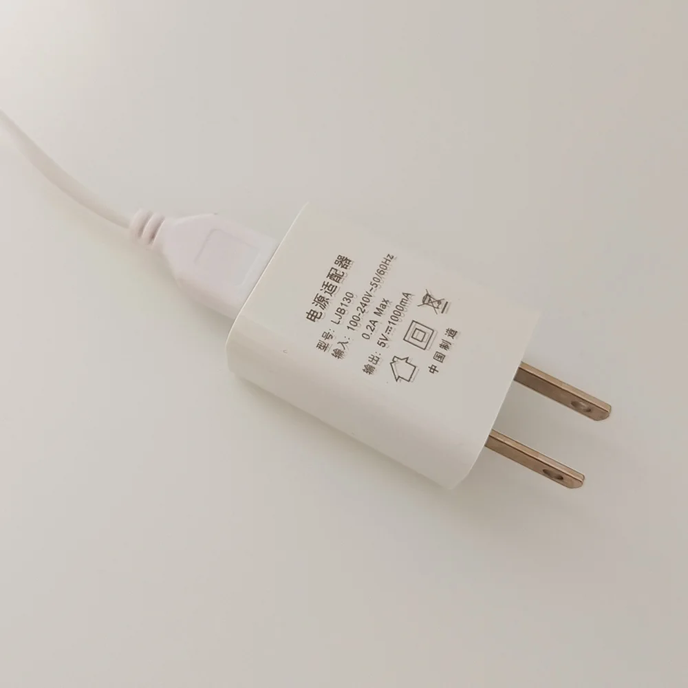 Ładowarka Usb Adapter ładowarki do telefonu komórkowego kabel Usb do telefonów komórkowych lampa stołowa mała lampka nocna wtyczka ładowania