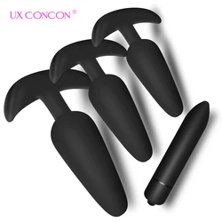 Soft Silicone Anal Plug Removable Butt Plug Stimulator Anal Sex Toys Prostate Massager Dildo Sex Toys Dults Anal for Couples