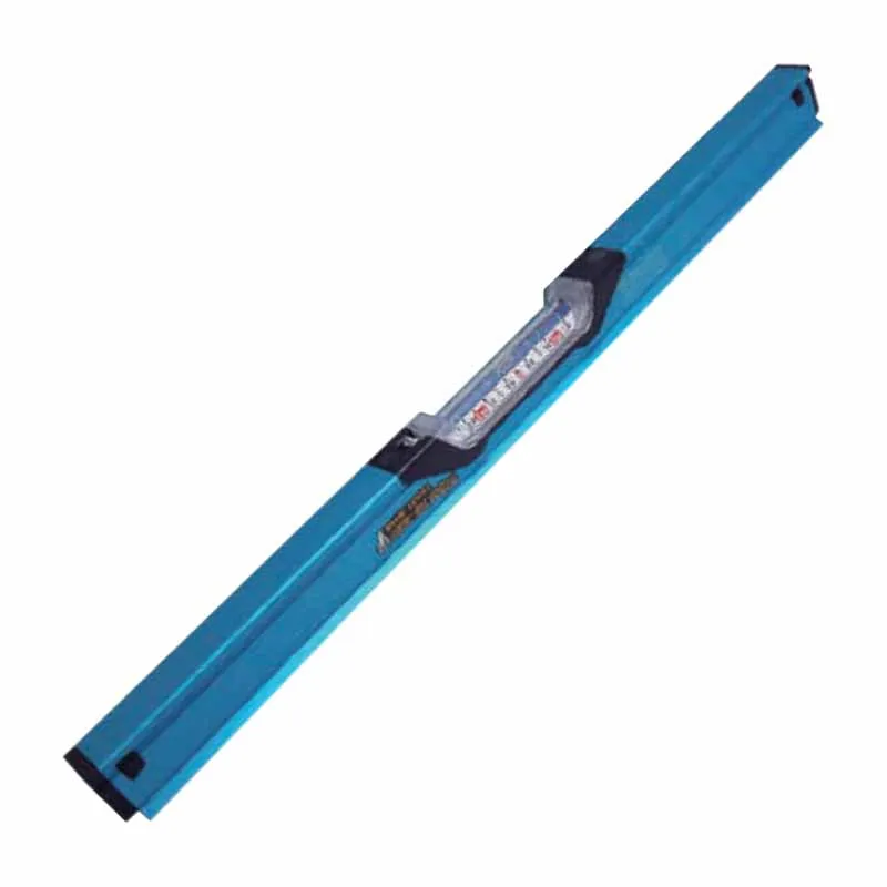 SHINWA Penguin Blue Slope Spirit Level Ruler Tube Vial with Luminous Sheet Fits Pipes Model 76359