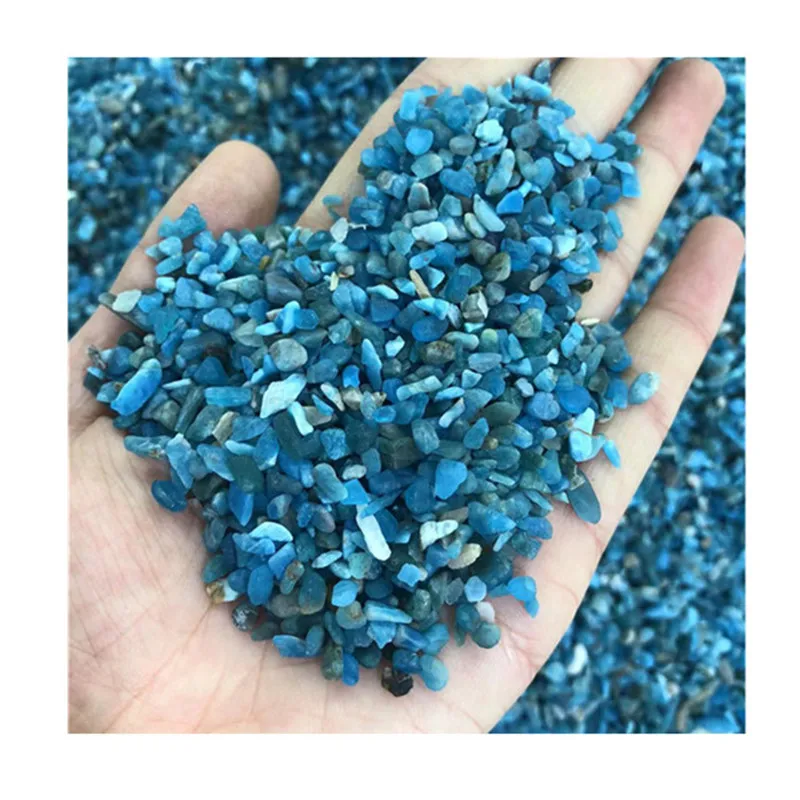 Natural Unpolished Apatite Chip Crystal Healing Stones For Home Decor