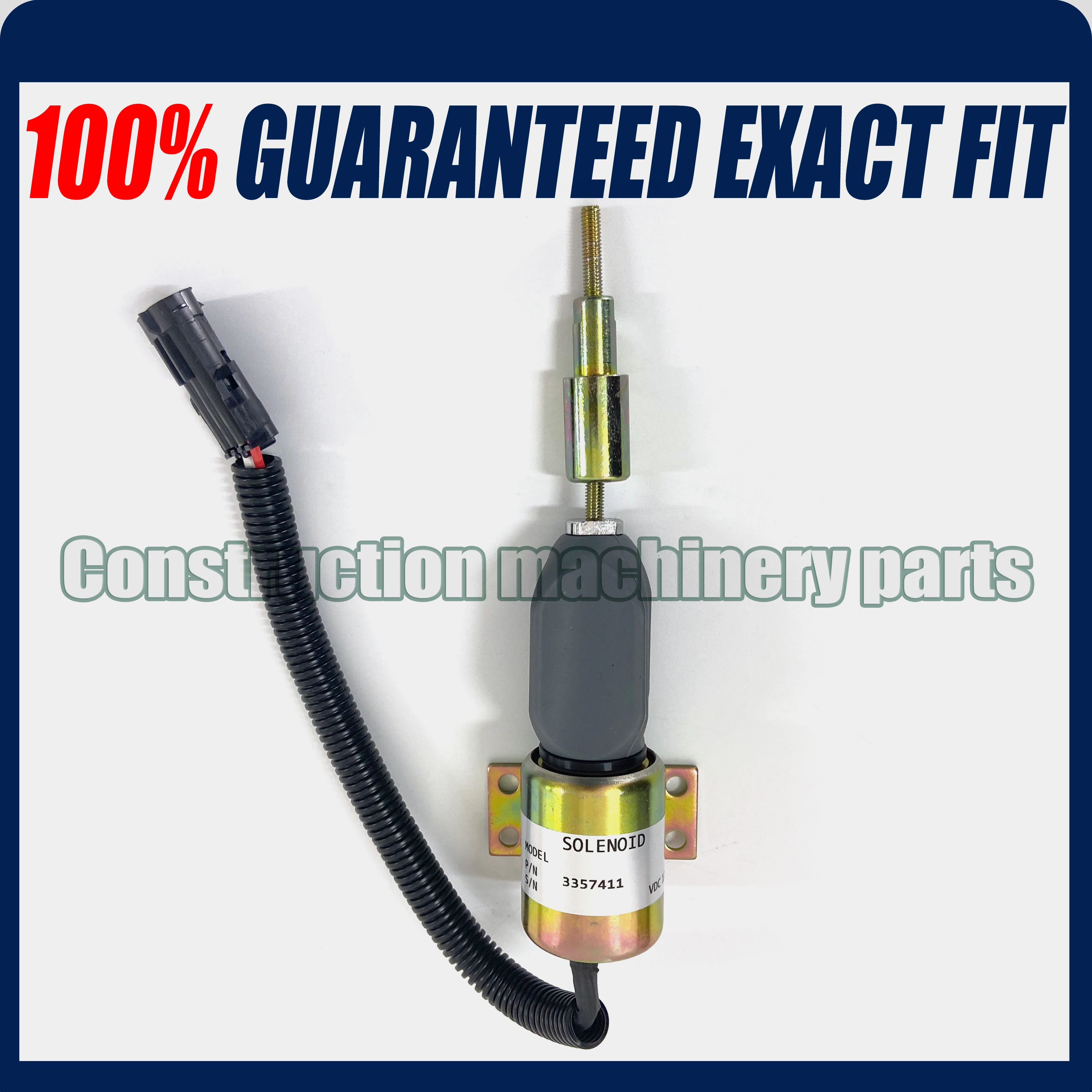 Stop Solenoid Valve For Cummins 3357411, 1751ES-12E6ULB1S5, 907120120014, 12V