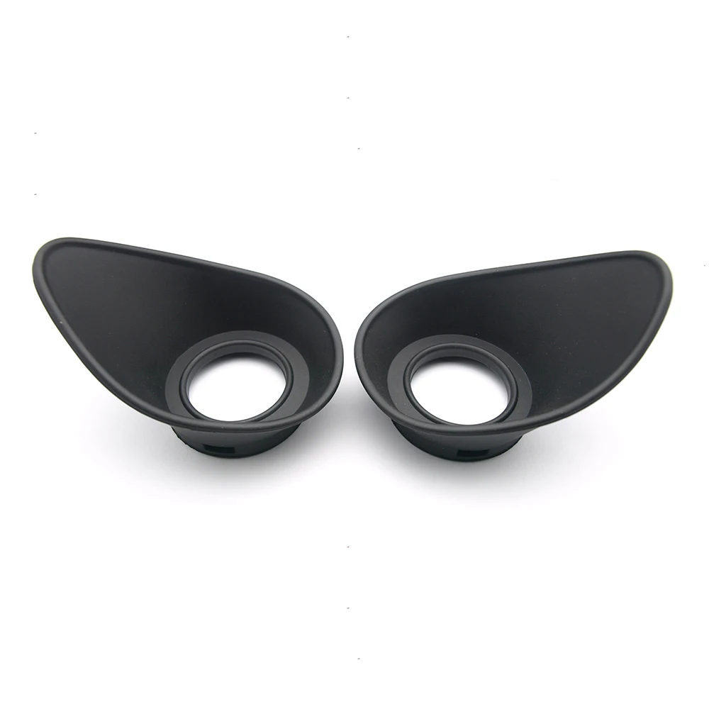 2PCS Black Rubber Eyepiece Eye Guards for Stereo Metallurgical Biological Microscope Eye Cups Microscope Accessory