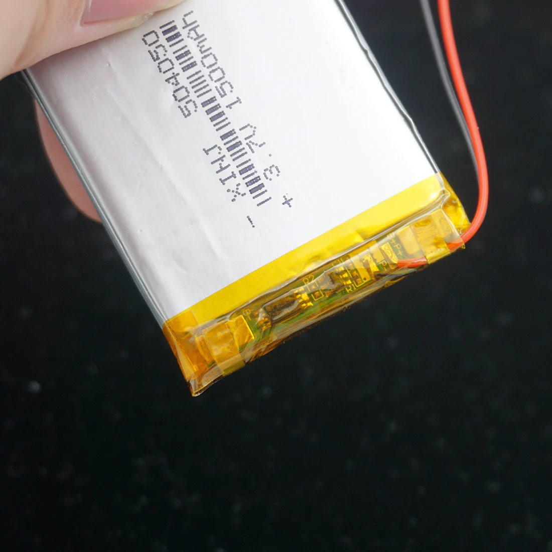 3,7 В, 1500 мАч, 5,55 Втч, полимерная литиевая аккумуляторная батарея Lipo 504050   Для GPS автомобильной камеры MP4 записывающее устройство для вождения DIY телефон