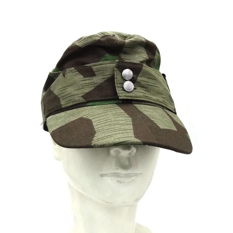 Replica WWII German Elite WH M43 Splinter Field Summer Cap Hat EU Size 57 58 59 60 61 62