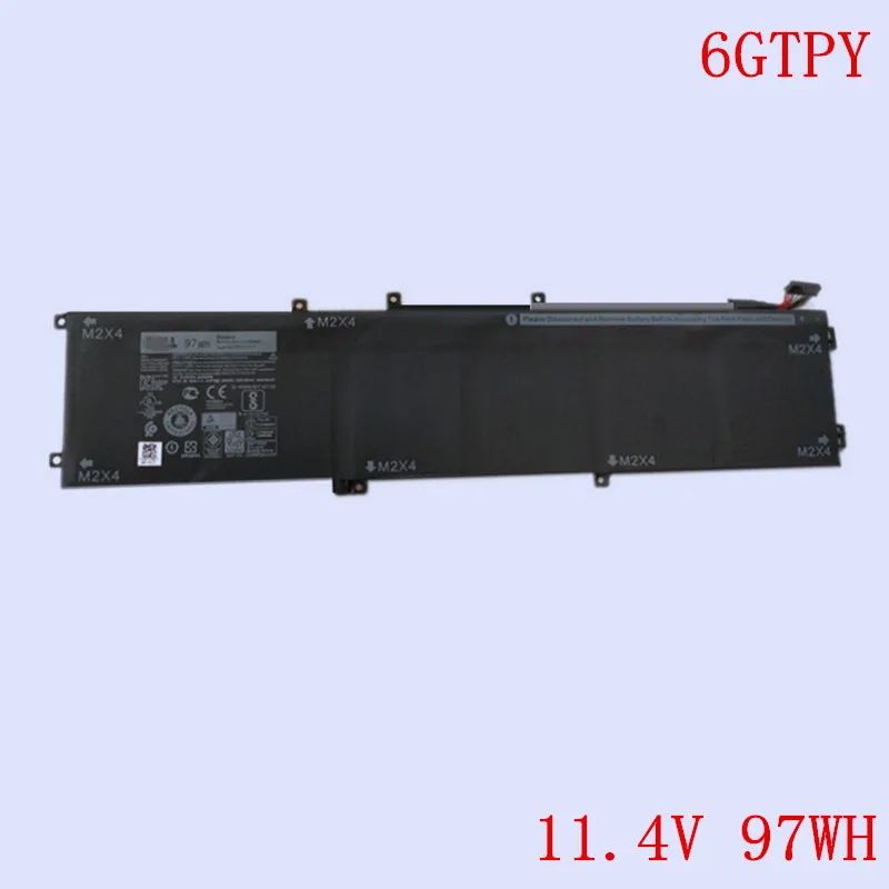 New Original Laptop Li-ion Battery 6GTPY for DELL Precision XPS15 XPS 15 9550 9560 series 11.4V 97WH 8083mAh