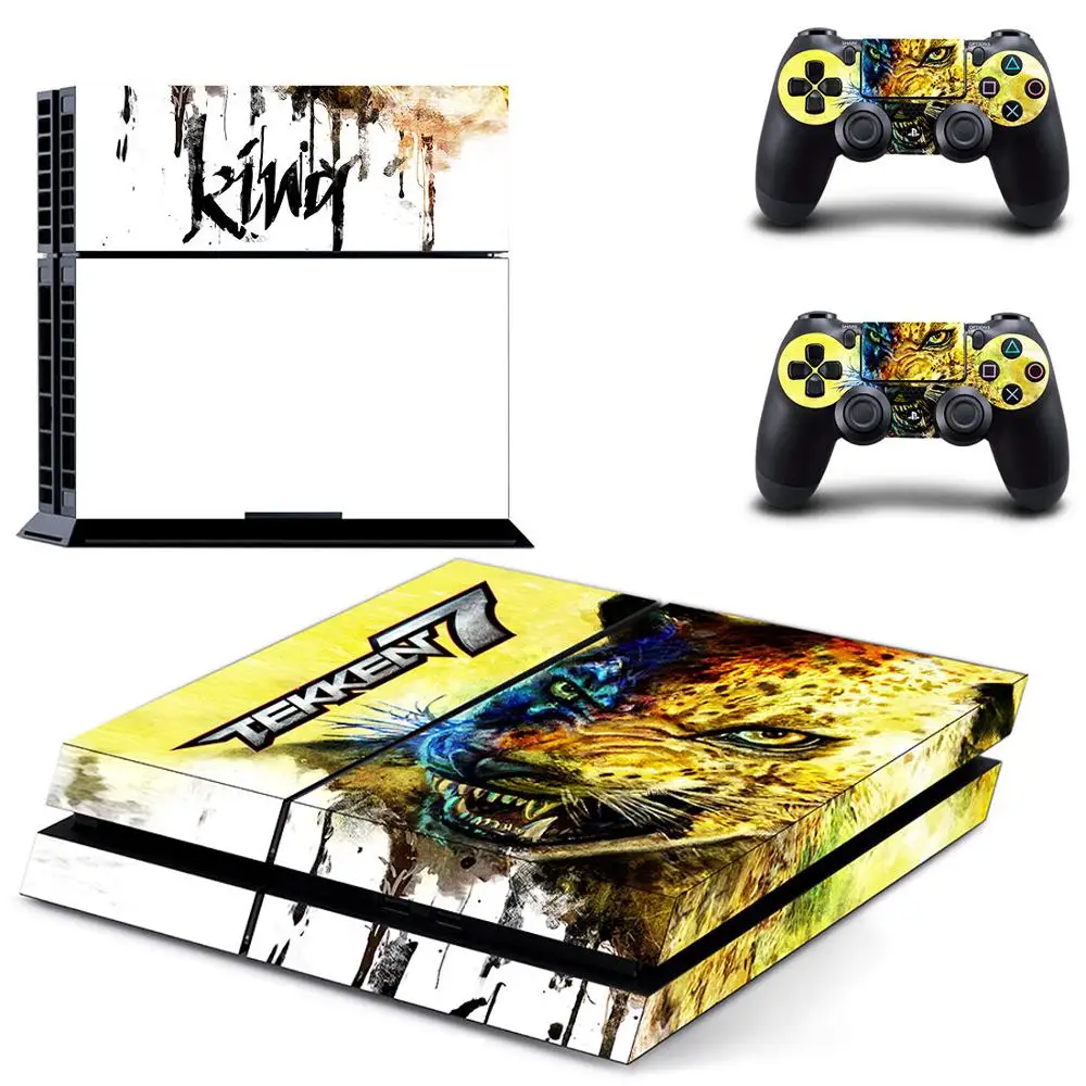 Tekken 7 PS4 Stickers Play station 4 Skin PS 4 Sticker Decal Cover For PlayStation 4 PS4 Console & Controller Skins Vinyl