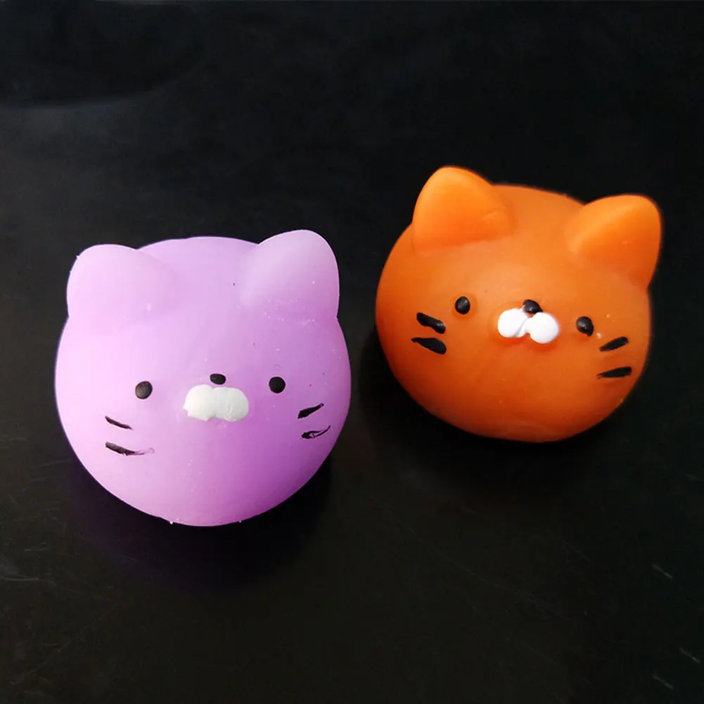 Mini Antistress Squeeze Toy Squishy Cute Cat Duck Panda Kawaii Doll Squeeze Stretchy Animal Healing Stress Hand Fidget Toys