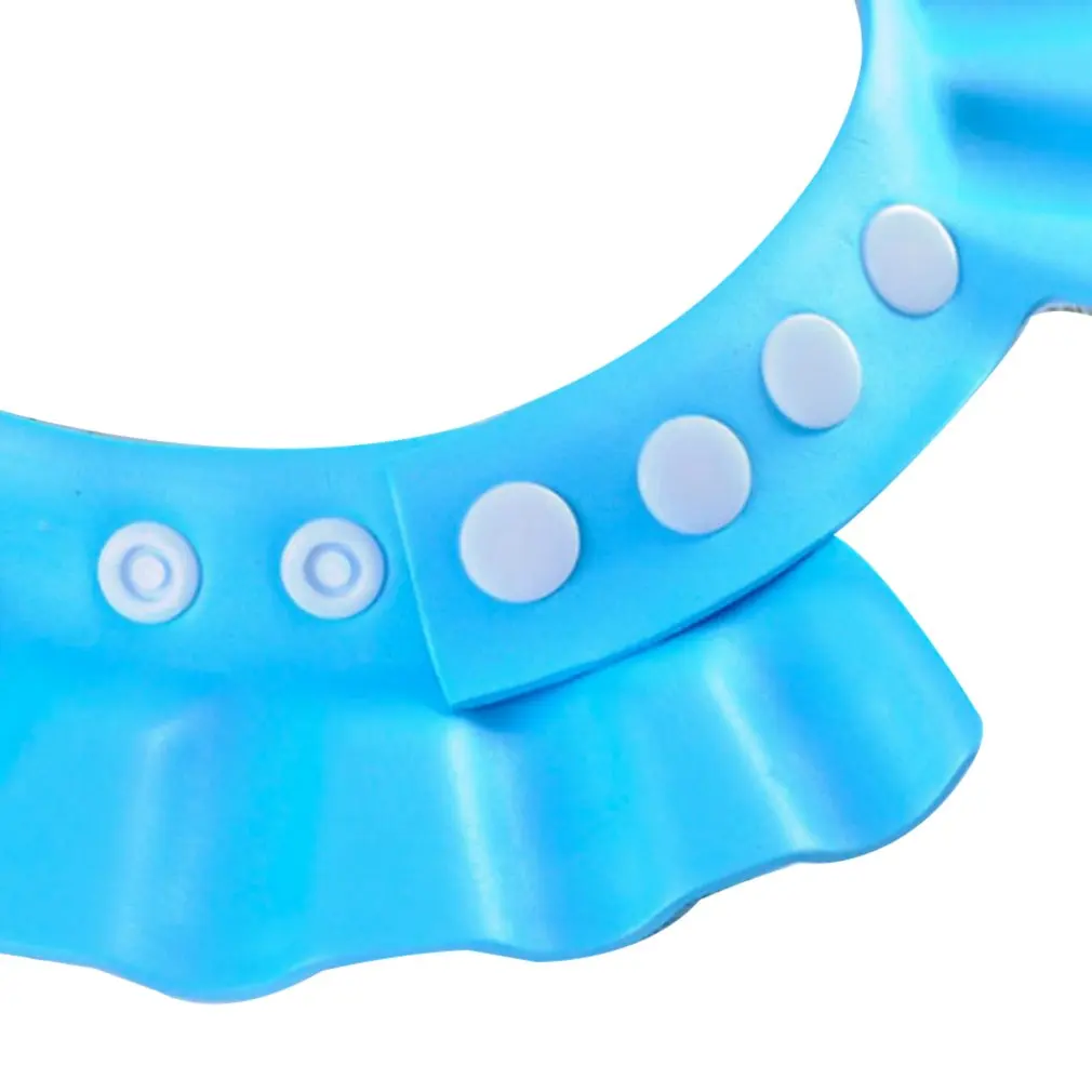 Baby Shampoo Shower Cap Children Kids Safe Shampoo Bath Bathing Shower Cap Hat Wash Hair Shield Adjustable Elastic Shampoo Cap