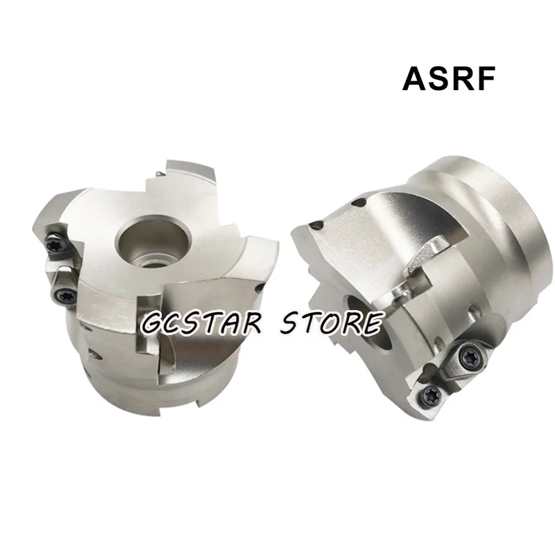 ASRF12 50 22 4T 50mm 63mm High Feed Face Milling Endmills for SDMT120512 Rough Machining