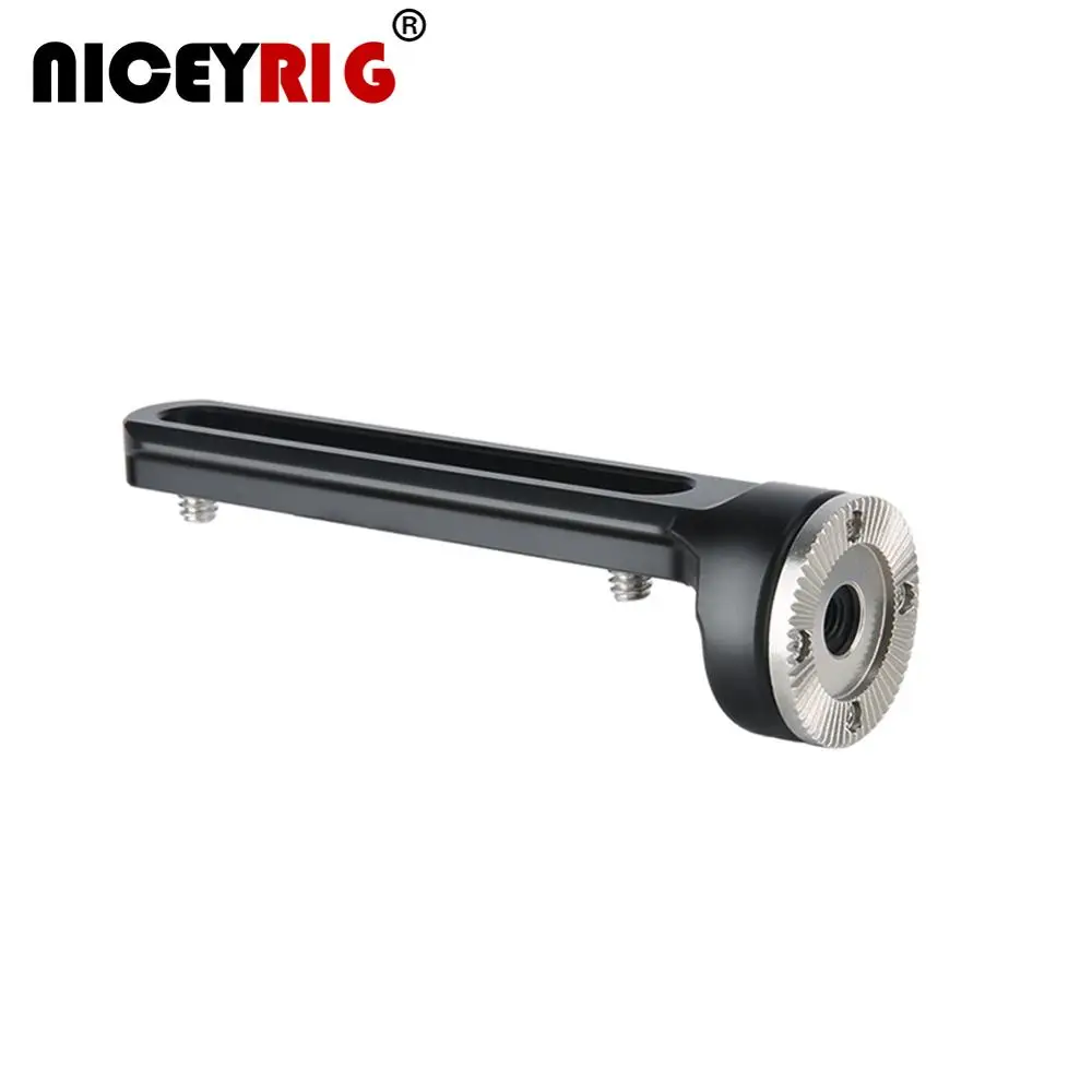 Niceyrig Nato Rail Extension Bar with Arri Rosette Adaptor Arri Standard Mount