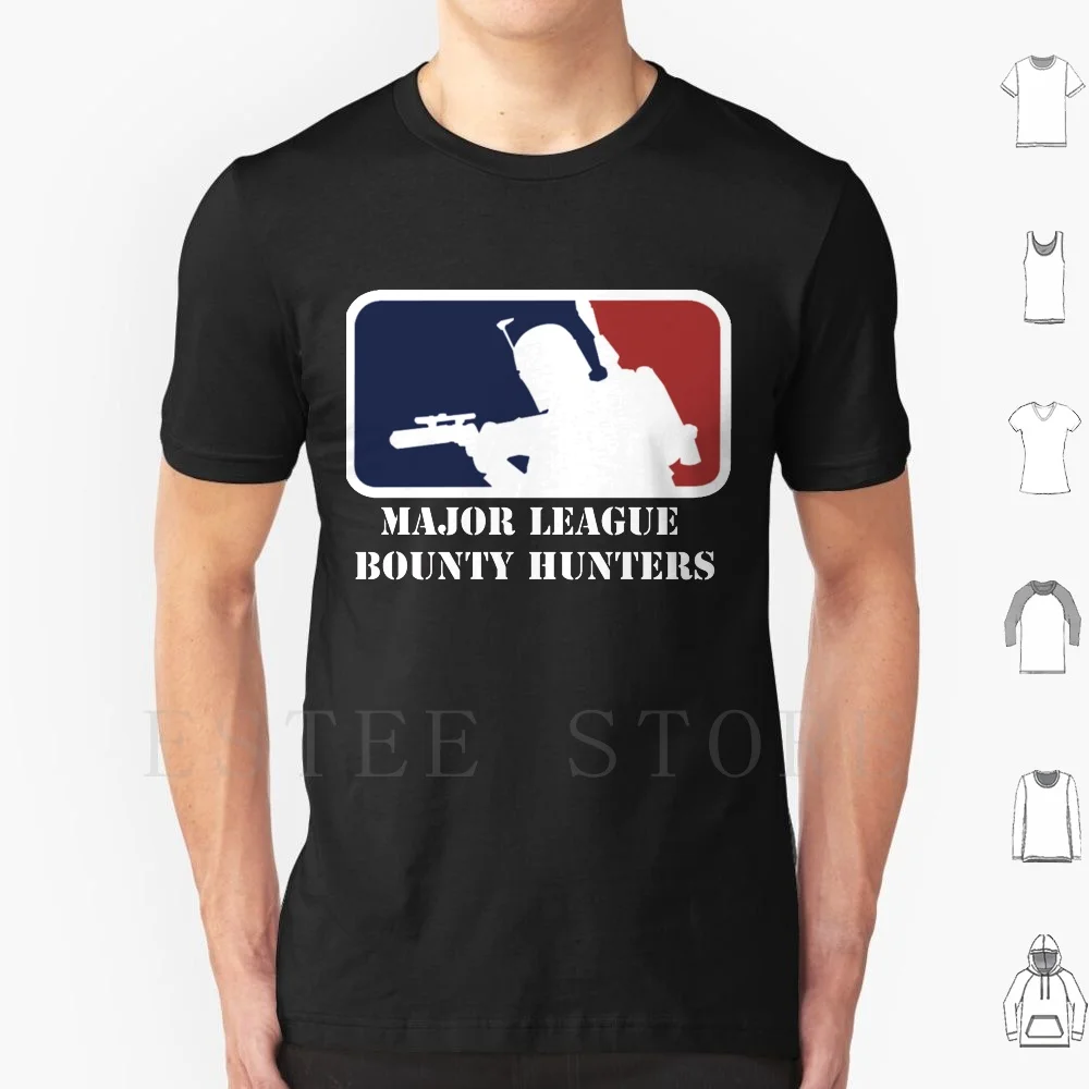 Camiseta clásica de cazadores de recompensas de Major League, algodón estampado, cazadores de recompensas de la liga principal