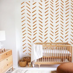 200Pcs Nordic Hand Drawn Stripes Wall Sticker Gameroom Kids Room Boho Scandinavian Polka Dot Spot Wall Decal Bedroom Playroom