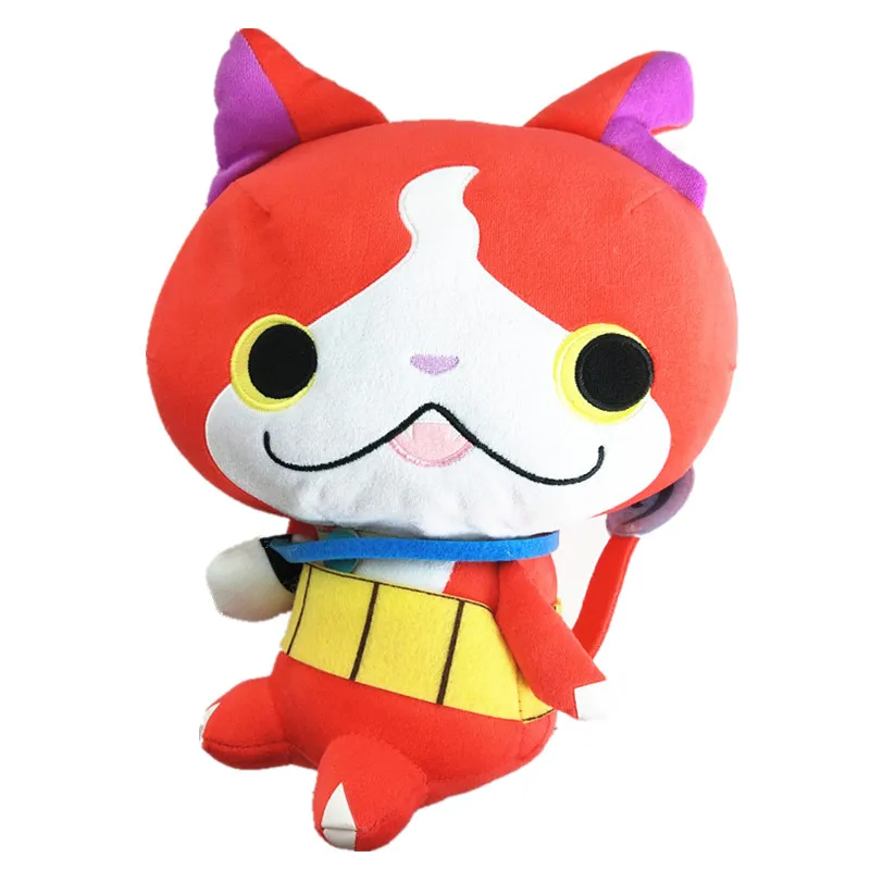 

Новые милые аниме Yo-Kai часы Jibanyan плюшевые 30 см для девочек и мальчиков детские мягкие игрушки подарки для детей