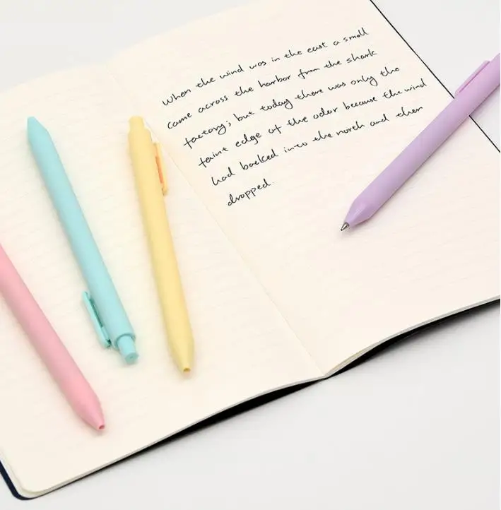 Youpin Kaco كتاب مصدر معكرون لون هلام القلم الحلوى اللون طالب مكتب ملاحظات Morandi اللون القلم امتحان القلم