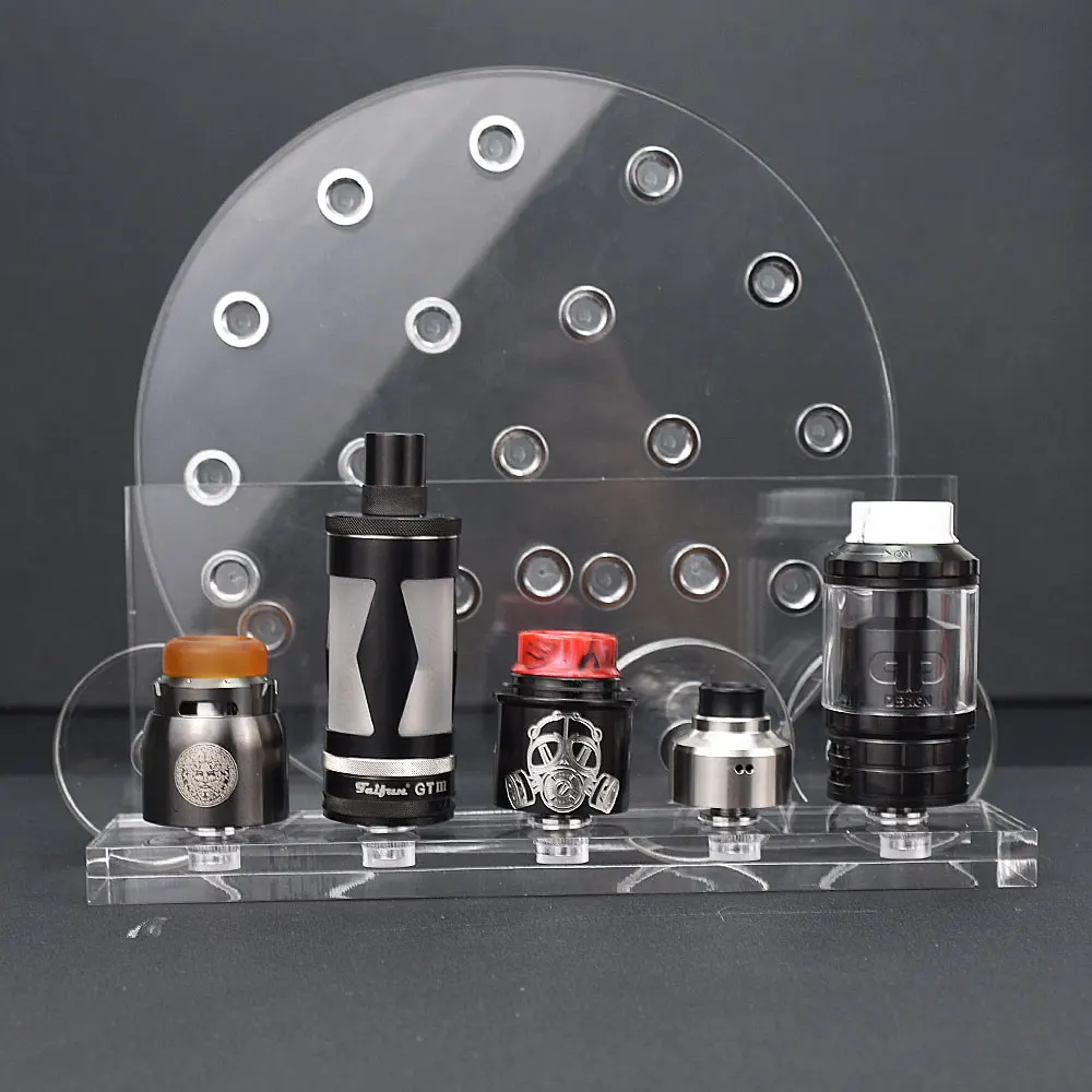 510 RDA Tank Base Acrylic Atomizer Stand Holder for nisshoku rda Vaporizer Atomizer Vape Users DIY RTA RDA  RDTA Tank Stander