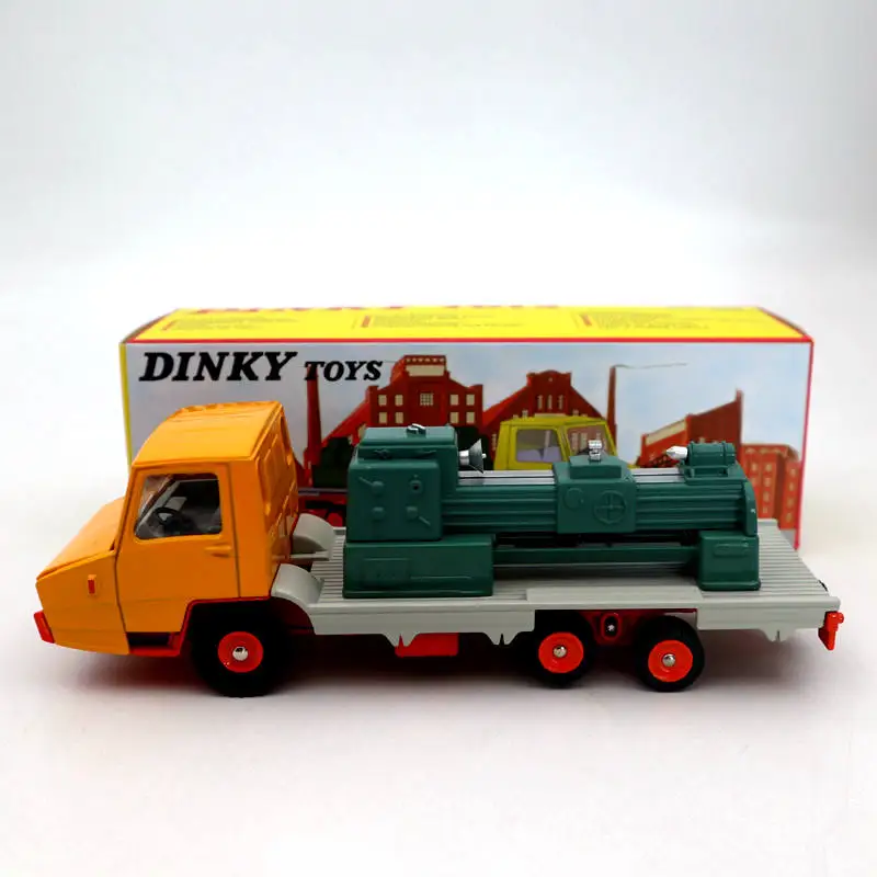 Atlas Dinky toys 569P Berliet Stradair Plateau Surbaisse Porte Machine Outil Prototype Truck Diecast Models Collection