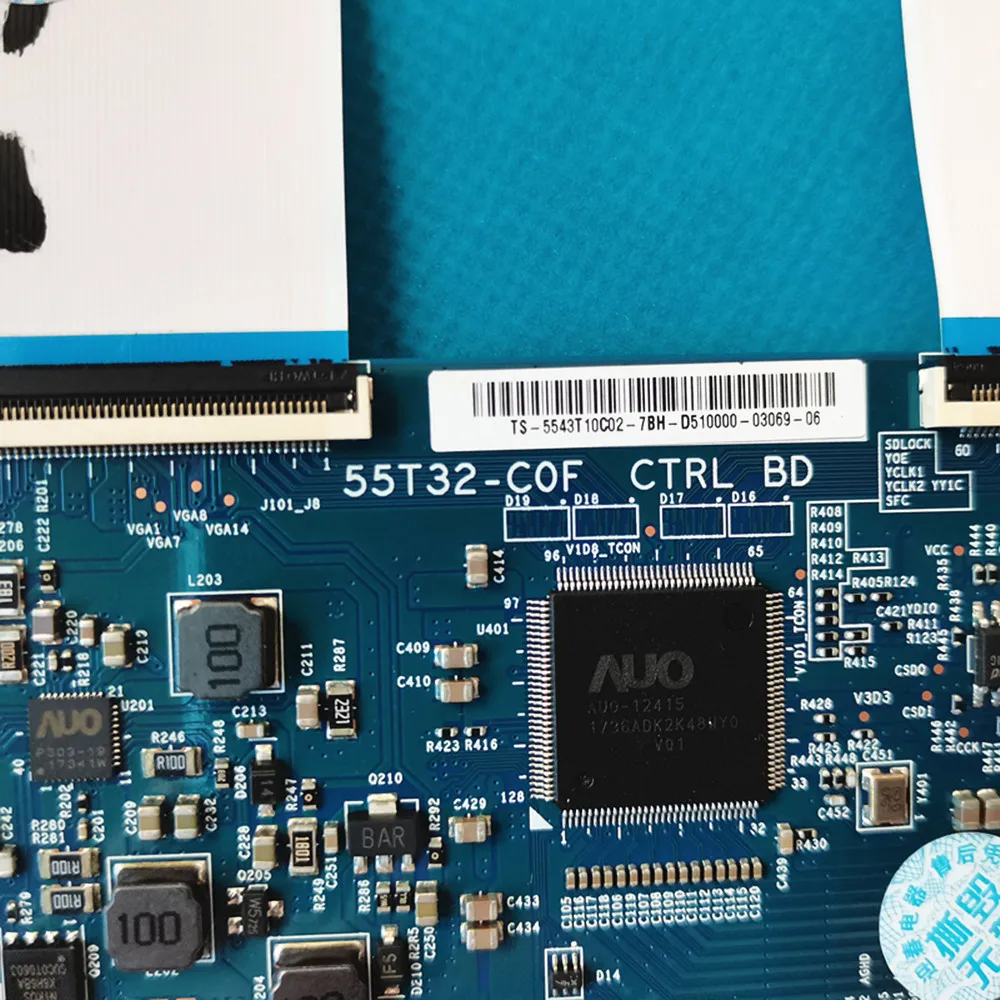 T-CON Logic Board 55T32-COF 55T32-C0F CTRL BD สำหรับ43นิ้ว43C2 L43P2-UD 43A860U 43S325 43S405 H43AE6100 H43N5500UK 43UC6306 Ect.