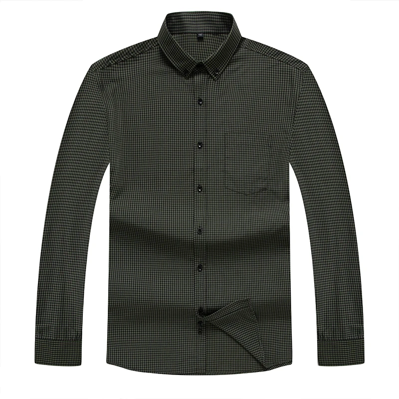 Herren business casual langen ärmeln shirts 2020 herbst neue lose kariertes hemd männer marke 5XL 6XL 7XL 8XL 10XL (übergroßen plus größe