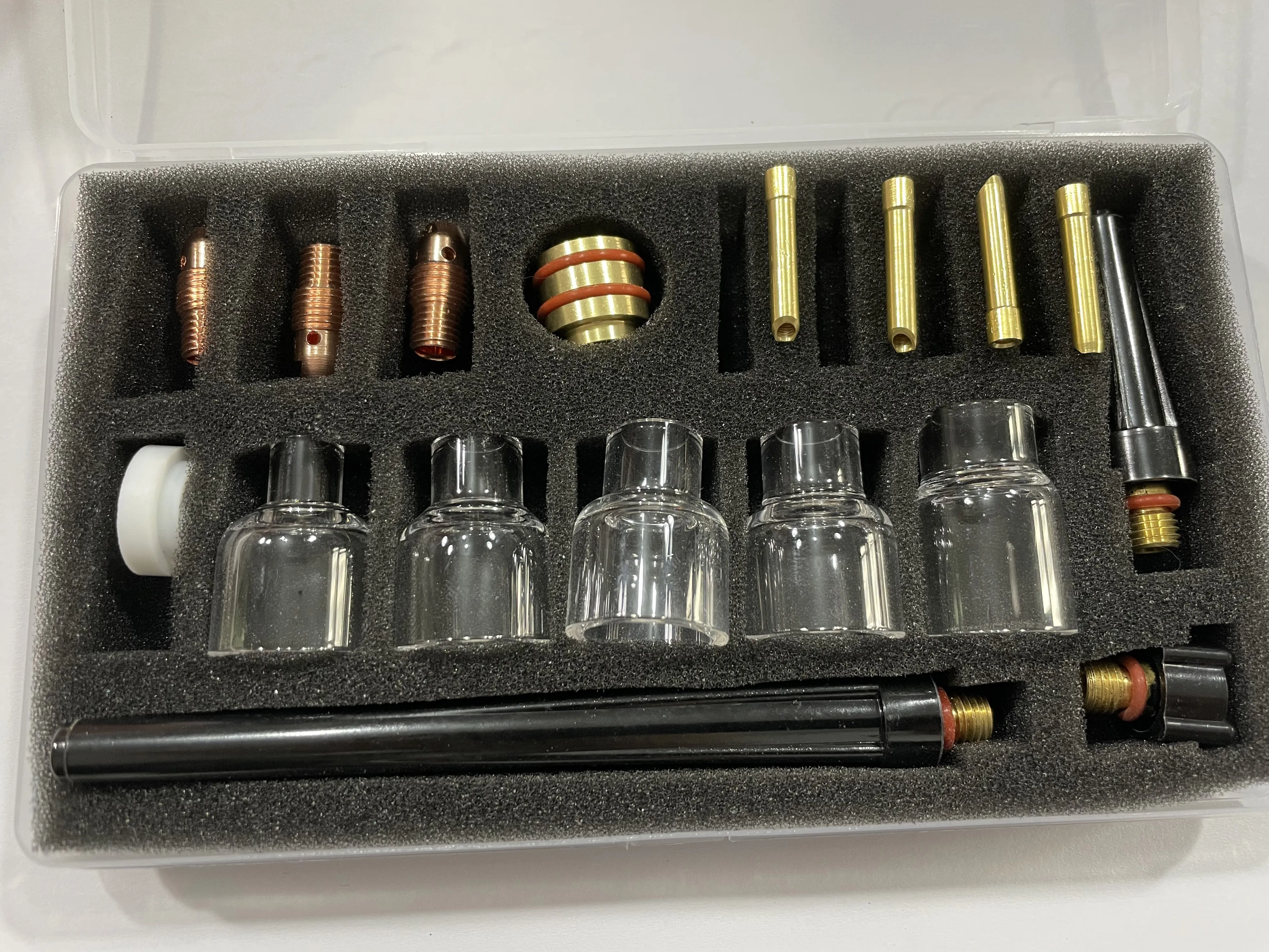 Tig 4#,5#,6#,7#,8# Cups Pyrex Glass Nozzle Kit For WP9/20 ARC Tig Welding