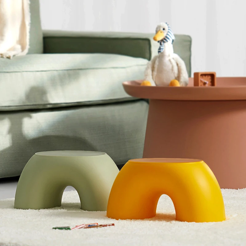 Stool, Foot Board, Chair, Sofa, Children\'s Home, Living Room Furniture, Rainbow Shape, Baby Gift, Interior Decoration