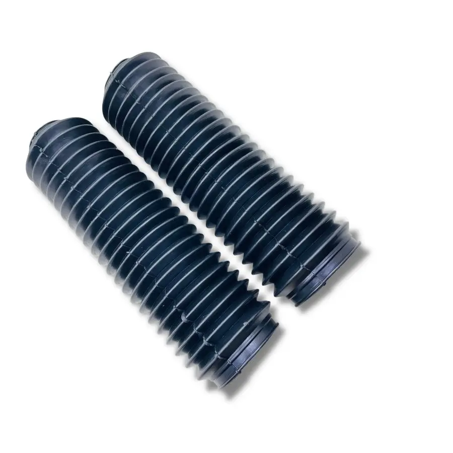 1 Pair 220 x 37MM Motorcycle Front Fork Shock Absorber Cover Rubber Motorcross Fork Gaiters Boots Scooter Protection Parts