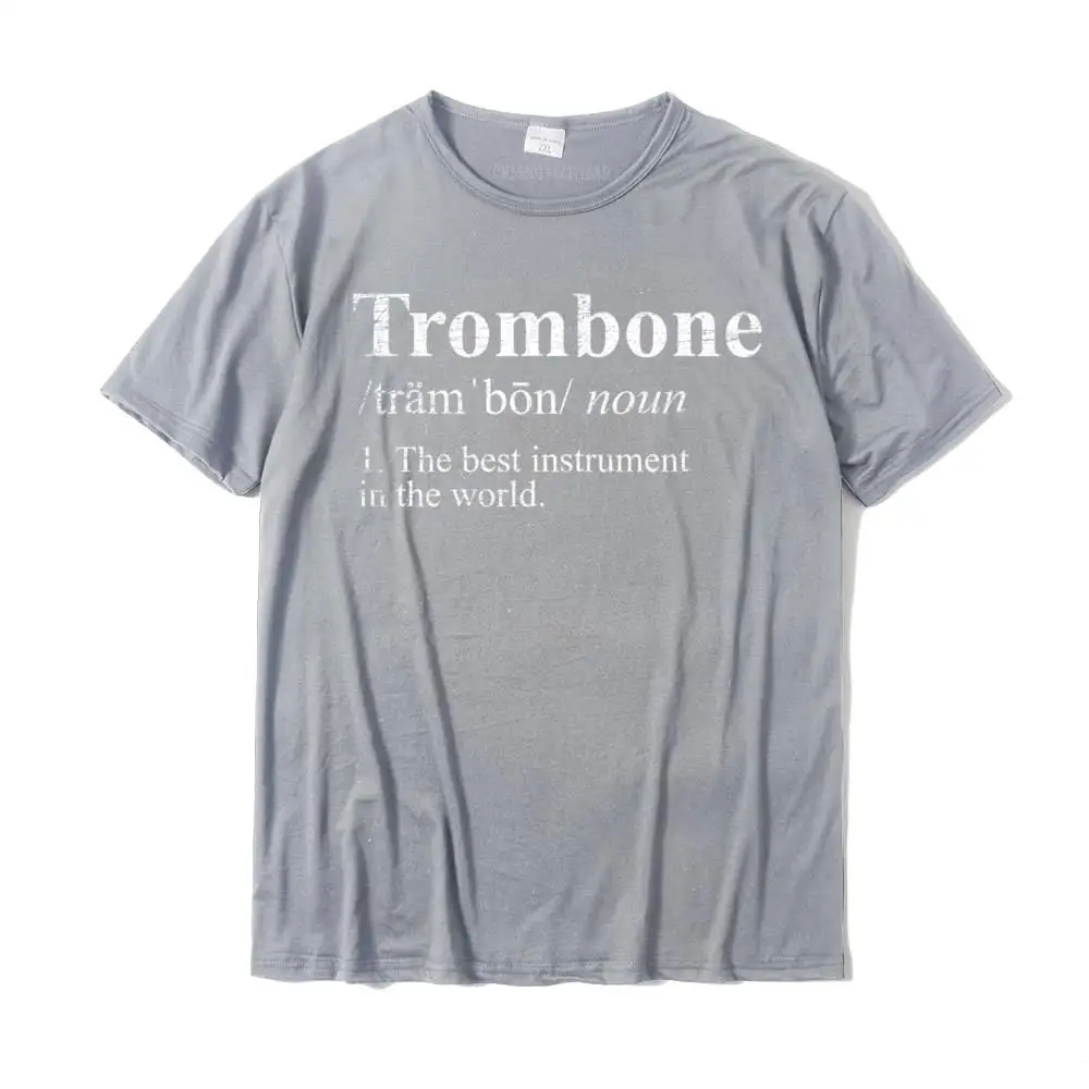 Trombone Hoodie The Best Instrument In The World T Shirts Hip hop New Coming Men Tops T Shirt Hip hop Cotton