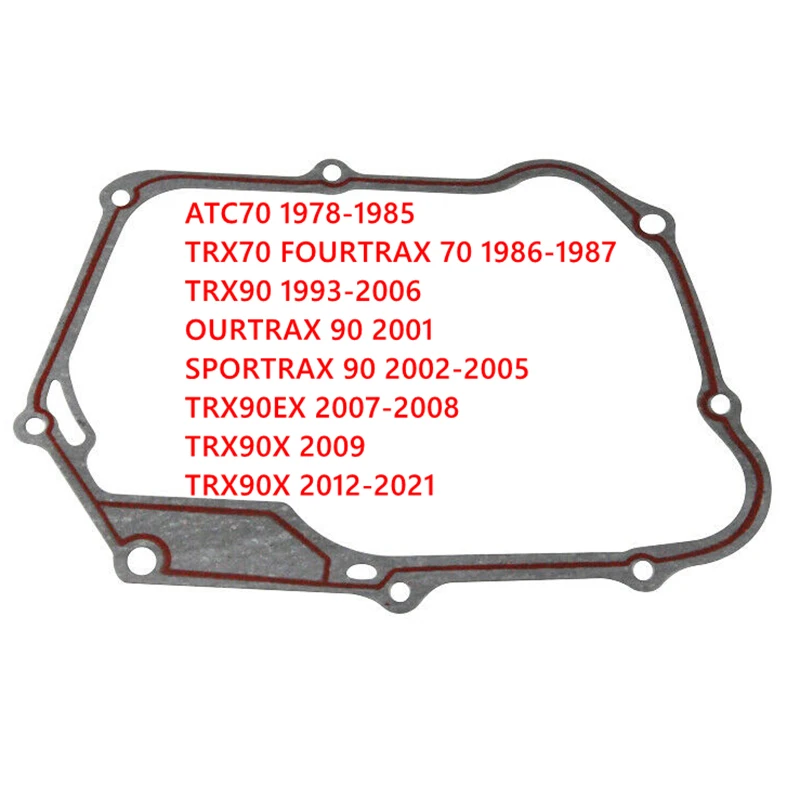 Junta protectora de embrague de cárter derecho de motocicleta para Honda ATC70 78-85 TRX70 Fourtrax 70 86-87 TRX90 93-06 FOURTRAX 90 2001 TRX90X