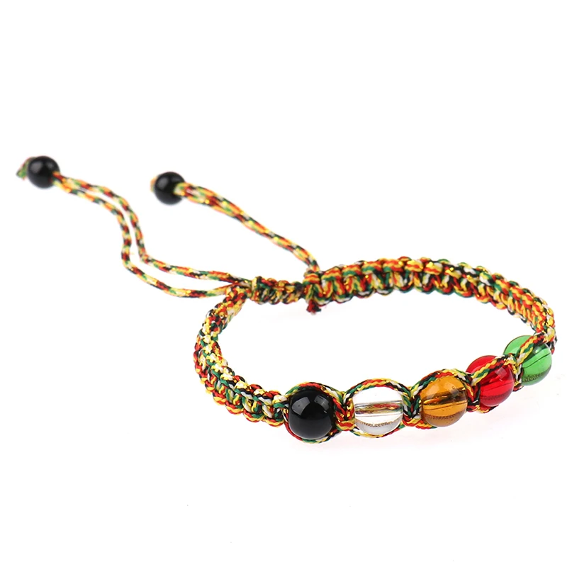 قابل للتعديل مكرسة فنغ شوي خمسة عناصر من الطبيعة سوار محظوظ الثروة