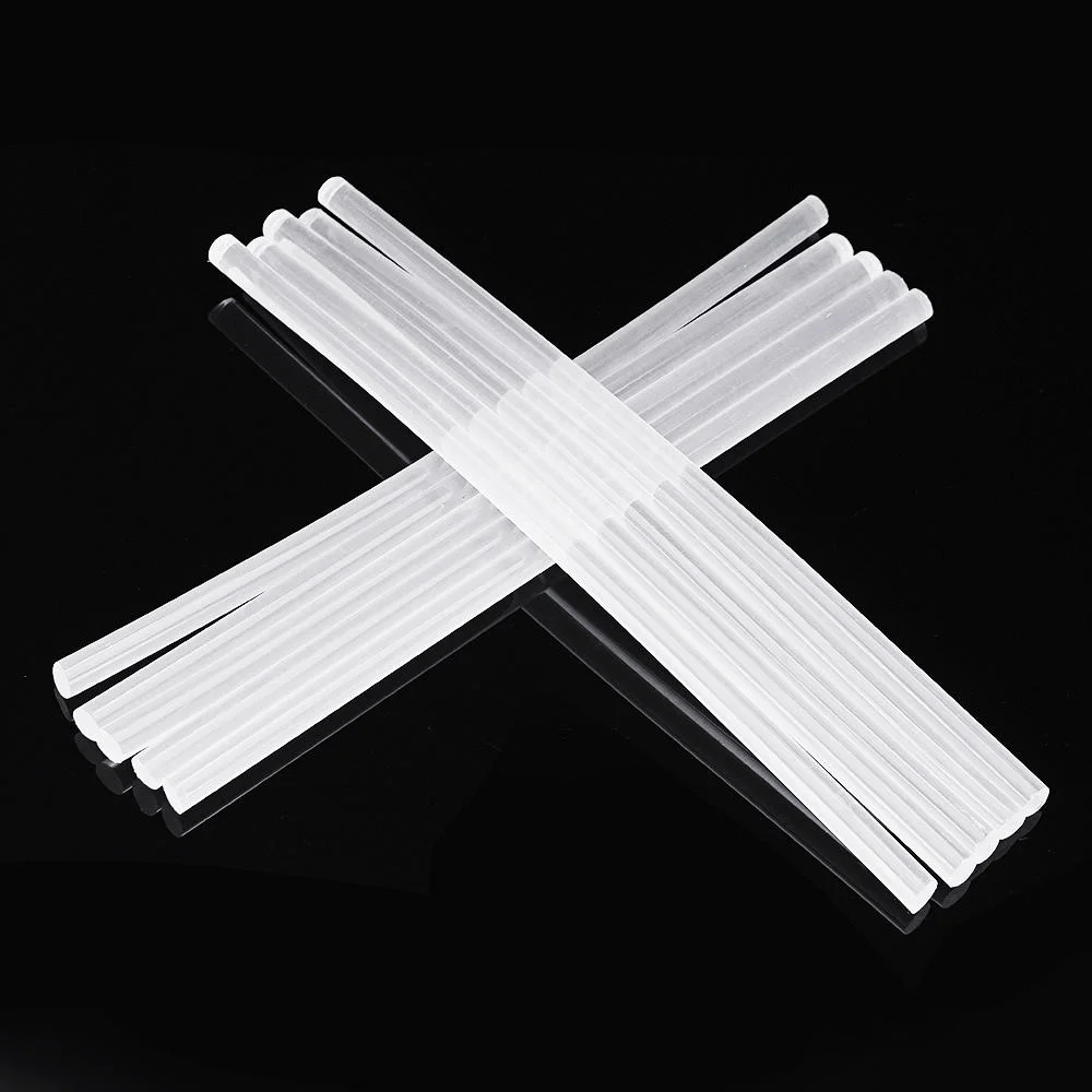 100Pcs 7mm x 200mm White Transparent Hot Melt Gule Sticks DIY Craft Model Repair Adhesive