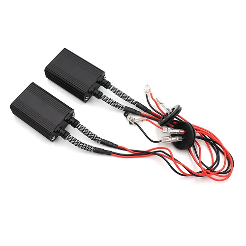 Imagen 2 del producto Decodificador LED Super Canbus para coche H1 H3 H7 H11 12V, resistencia de condensador cancelador de advertencia para Audi BMW VW OPEL Benz, 2 uds.