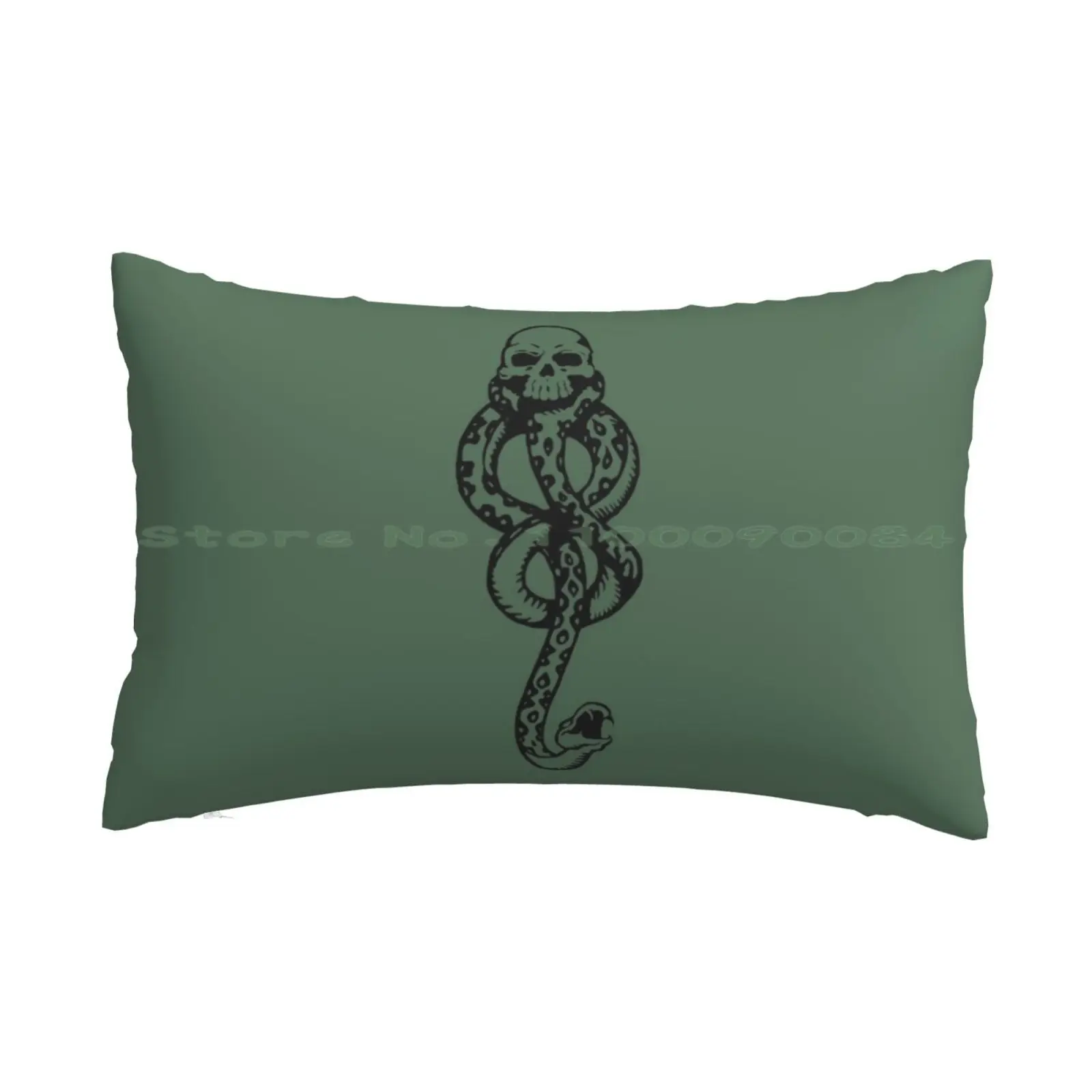 Dark Mark Pillow Case 20x30 50*75 Sofa Bedroom Voldemort Dark Mark Magic Bloodborne Game Death Eater Dark Souls Draco Malfoy