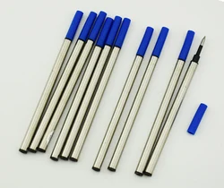 10PCS Baoer Rollerball Pen Ink Refills for BAOER, FULIWEN, JINHAO, DUKE Rollerball Pens, Push Type 0.5 mm Black Color