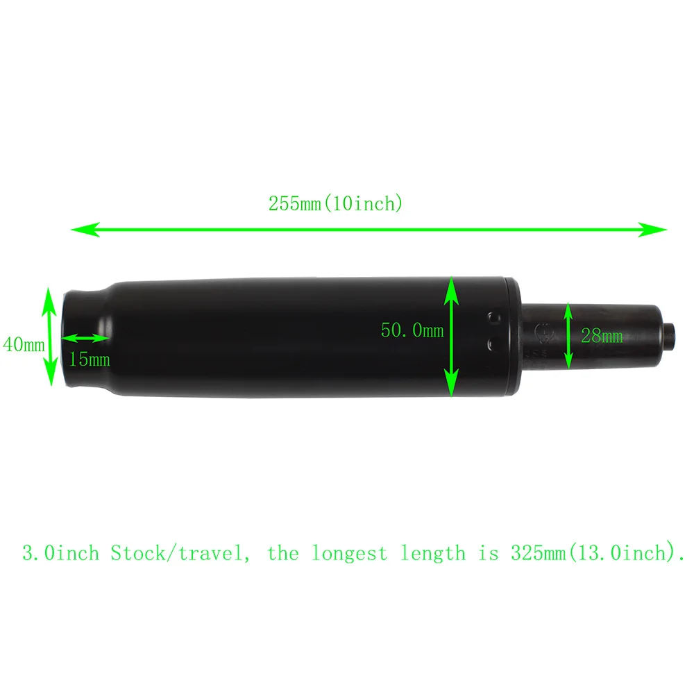 Office Chair Gas Lift Cylinder Replacement, Heavy Duty Shortest 3.0\