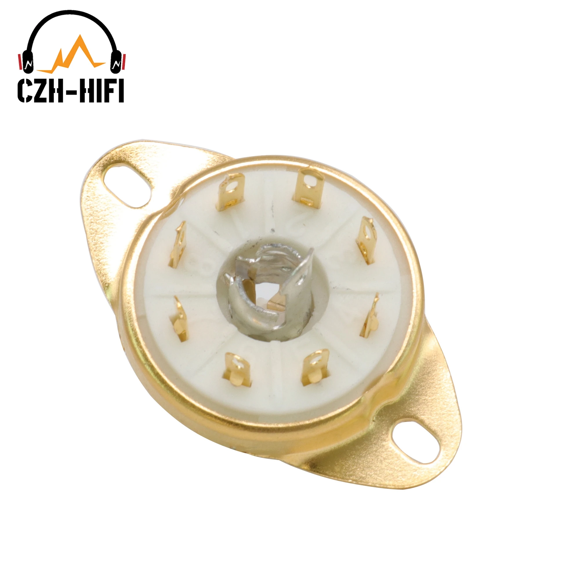 1pc 8-polige Keramik rohr buchse Ventil fuß Power Lampen buchse für 5 b254 c3g 7 n7 ef22 Vintage Audio verstärker DIY Chassis Leiterplatte halterung – Detail 12