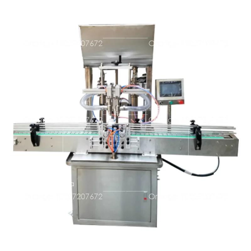 ของเหลวอัตโนมัติและวางเครื่องบรรจุ Jar เติมเครื่องสำอางค์ครีมน้ำผึ้งซอส