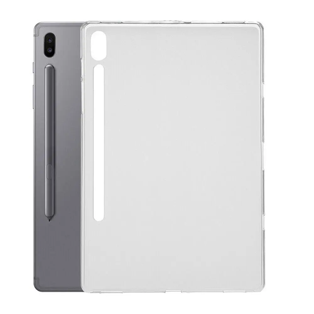 Miękki futerał na Tablet TPU do Samsung Galaxy Tab S6 10.5 calowy SM-T860 SM-T865 2019 przezroczysty TPU ochronna tylna pokrywa dla Tab S6 — zdjęcie 3