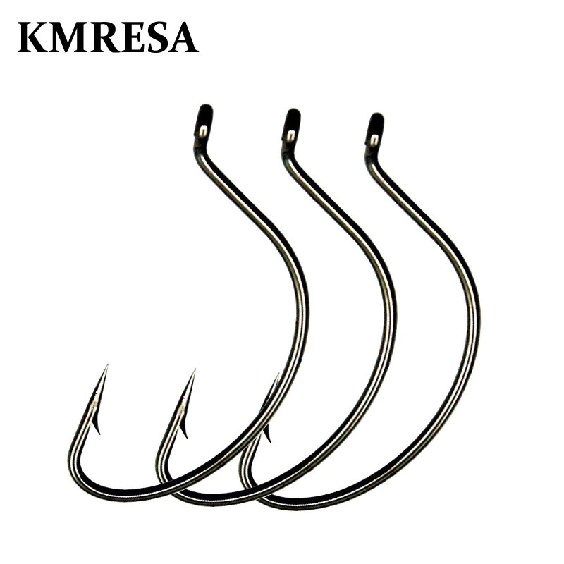 Fishing hooks 50pcs/lot jig head crank hook Bass fish hook for Soft Worm Bait Crankbait carp Fishing Tackle accessories Pesca