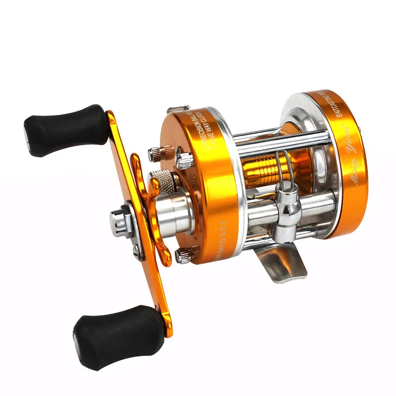 

Metal fish wheel 30# metal double brake drum fish wheel Lua fishing line wheel Fishing tackle