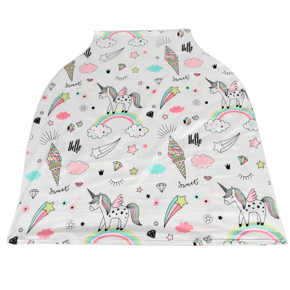 Gloriou Sumber Nursing Cover Bayi Belanja Grafik Cover Multifungsi Menyusui Perawatan Bayi Kursi Mobil Penutup