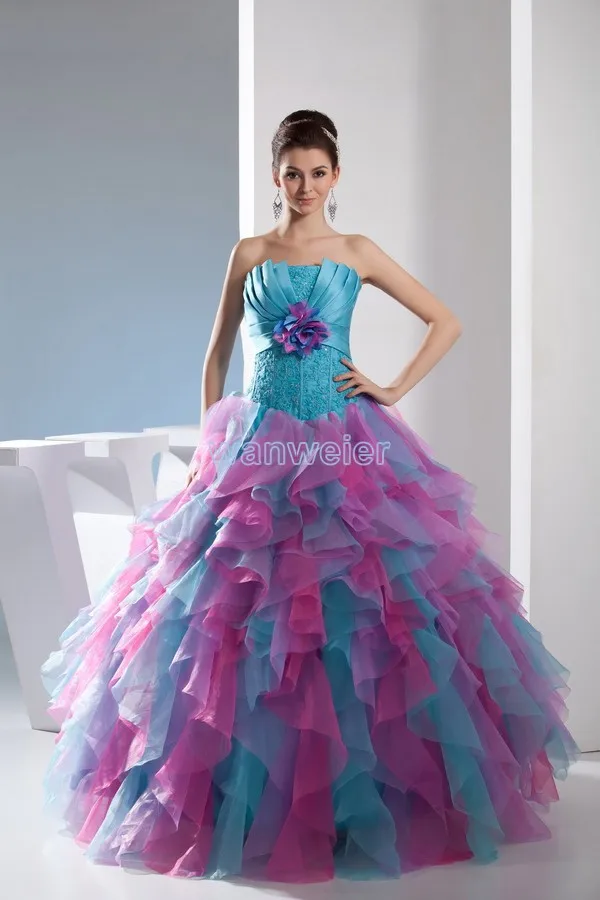 Vestido 15 anos 2021 novo para a graduação artesanal rosa flor traje renda de volta sempre muito colorido baile vestidos de casamento sob medida