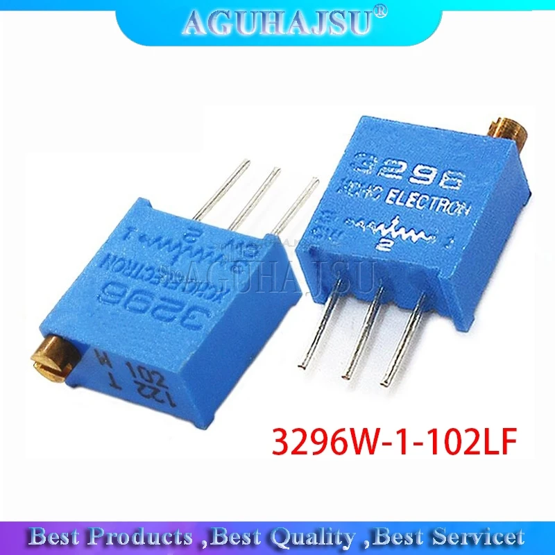 

10 шт. 3296W-1-102LF 3296W 1K ohm 102 3296W-1-102 3296W-102 W102 Подстроечный резистор подстроечный потенциометр