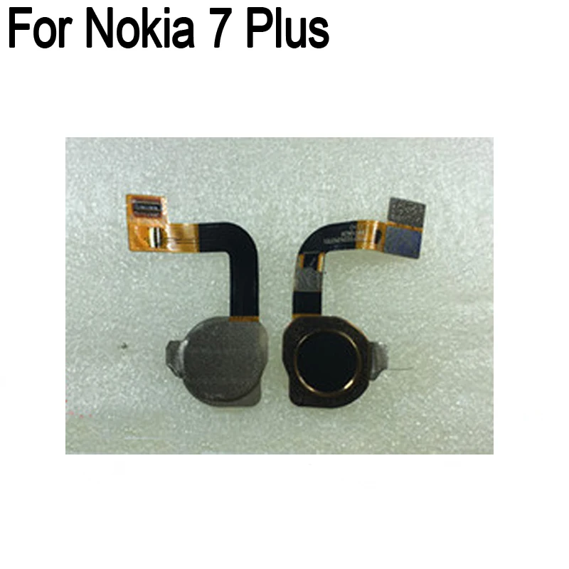 Fingerprint Finger sensor keypad home return button Flex Cab For Nokia 7 Plus Fingerprint identification cable For Nokia7Plus