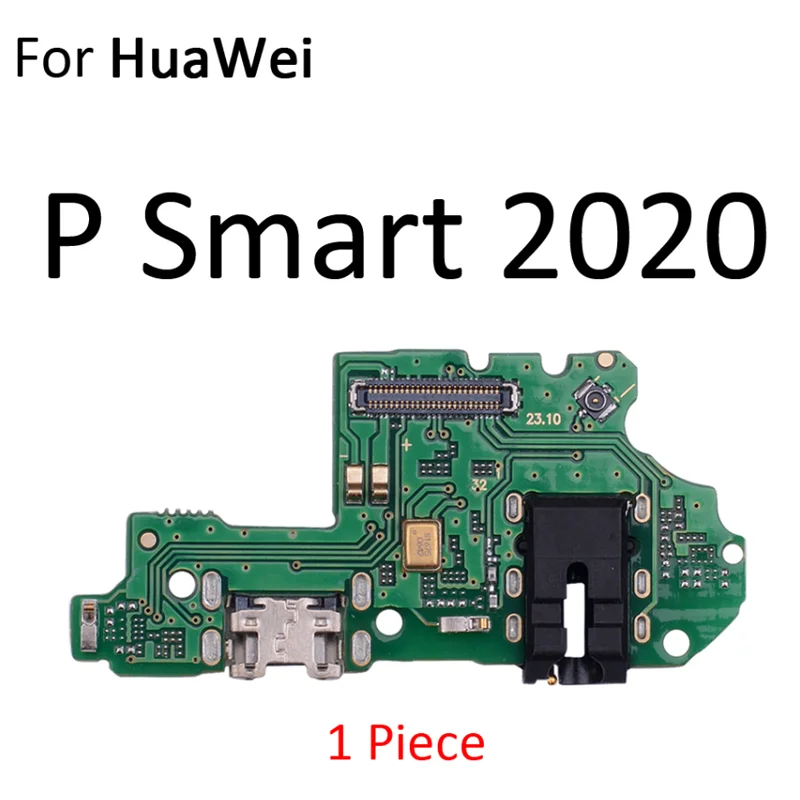 منفذ شحن USB لهواوي ميت 20X10 9 Pro Lite P Smart Plus 2019 2020 2021 موصل مجلس الكابلات المرنة مع ميكروفون