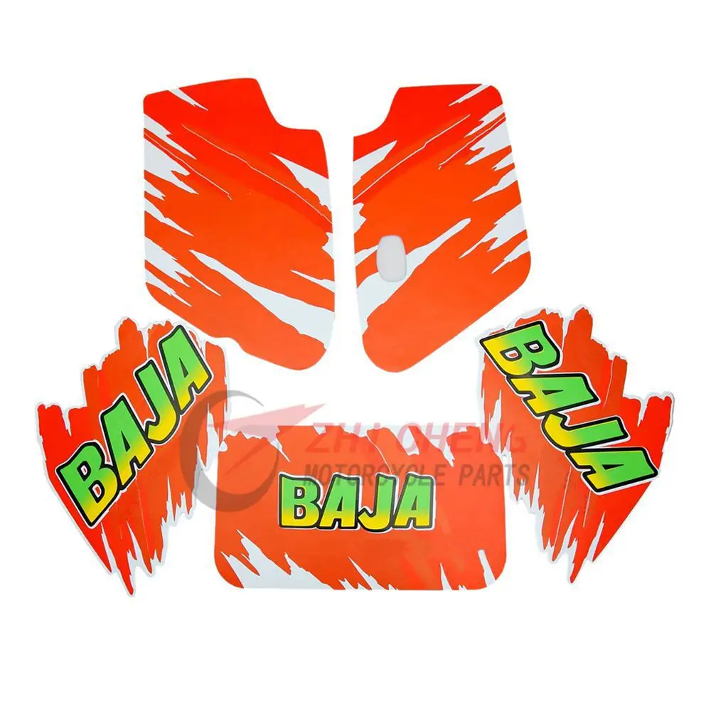 Autocollants pour réservoir de carburant et moto, Kit graphique complet, pour XR Baja 250 Baja250