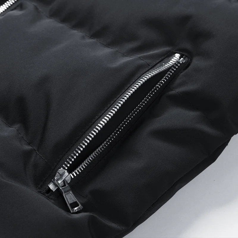 Men's Waistcoat Autumn and Winter Fashion Collar Down Cotton Jacket Self-cultivation Youth Version Thickened Shoulder Warm Vest