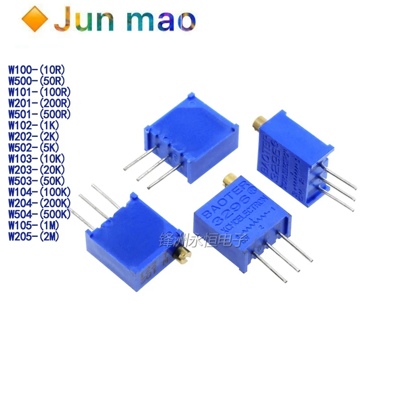 10Pcs 3296W 3296 50…